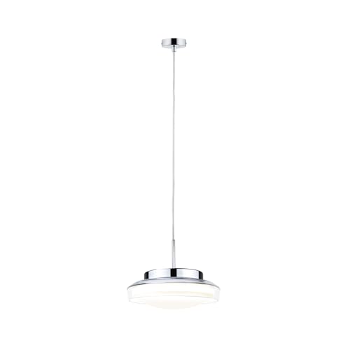 Paulmann 71080 Lampada a sospensione LED Selection Bathroom Luena IP44 11,5W vetro, cromo, luce da bagno