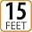 15 Feet / 4.5 Meters