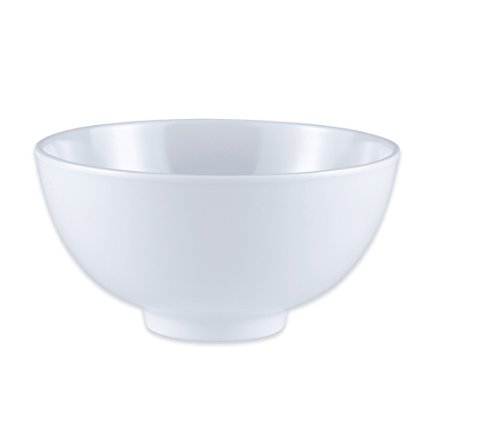 G.E.T. M-768-W, Water Lily Collection, White 9 oz. Melamine Bowls (Pack of 12)