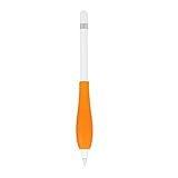 Tranesca Ergonomic grip holder for Apple Pencil-Orange(Apple pencil grip-Must have apple pencil accessory)