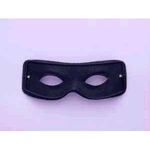 Black Basic Masquerade Domino Mask