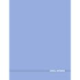 Cornell Notebook: Large 8.5"x11" - 150 Pages: Cornell Note-Taking System Paper For High School College University Students - Simple Minimalist Periwinkle Blue Cover