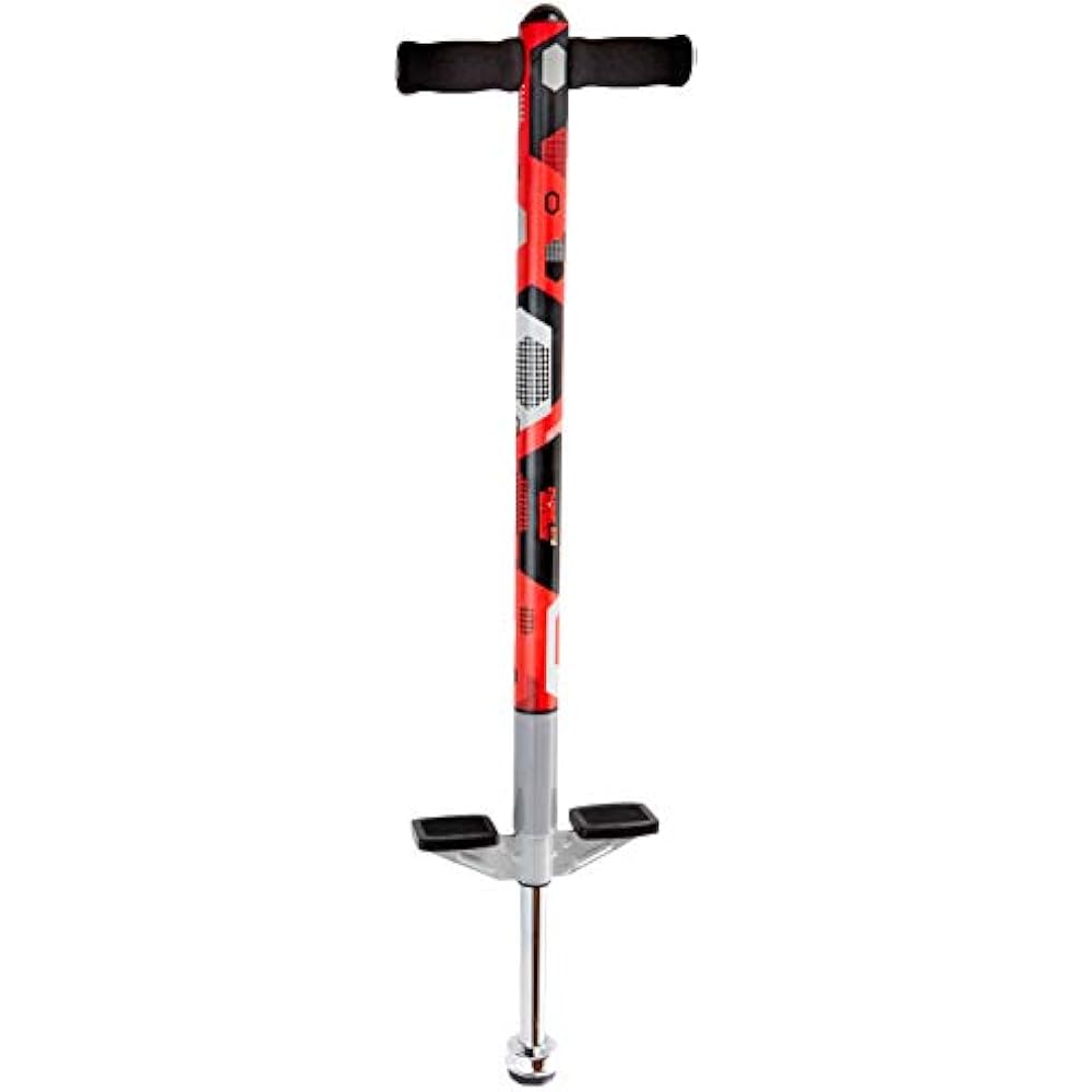Pogo Sticks For Kids 5,6,7,8,9,10 Years Old Up To 90lbs (36kgs) (Red