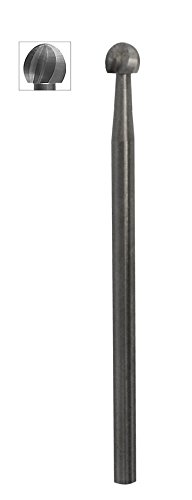 Pack of 6 HSS High Speed Steel Ball Burs 0.35-3.5 MM Jewelry Making Rotary Tool Set