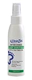 ClearZal Antimicrobial Foot Sanitizer Spray with Tea Tree Oil, 4-Ounce Bottle