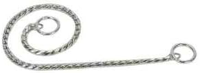 Haute Dauge Snake Serpentine Show Chain 2.5 mm Chrome 30"