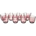 Bormioli Rocco Line Water Glass, Set of 12, 9.75 oz, Lilac Rode