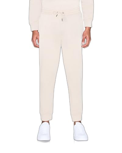 Armani Exchange Men's Box Logo Joggers, Island Fossil, XX-Large