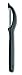 Victorinox Swiss Army Black Lightweight Serrated Stainless Steel Peeler, 1 Cup (7.6075)