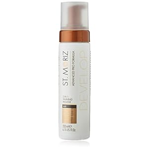St-Moriz-Advanced-Pro-Formula-5-in-1-Self-Tanning-Mousse-200ml-Dark St Moriz Advanced Formula 5 in 1 Tanning Mousse, Hydrating and Nourishing, Dark (200ml)
