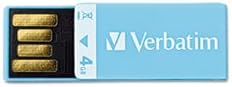 (3 Pack Value Bundle) VER97550 Clip-It USB Flash Drive, 4G, Blue