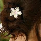 diamond faceted crystal hair jewelry hair accesories flower headwear perfect for weddings,sweet 16 and other parties!must have very pretty!