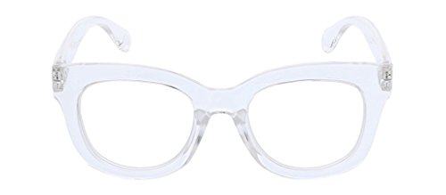 Peepers Women's Center Stage - Clear 2524250 Round Reading Glasses, Clear, 2.5