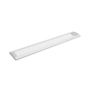 PANLUX PN11100002, Gordon LED keukenlamp met touch-schakelaar 3000K, aluminium, 5,W, zilver, 43 x 6,5 x 1,2 cm