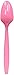 Amscan New Pink Plastic Spoon Big Party Pack, 100 Ct.