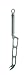 Rösle Stainless Steel Cheese Knife, 11-inch