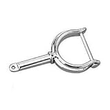 Sea Dog Line 580413 Ribbed Pin Oarlock Chrome Plated Zinc Pair (2) 132-3695
