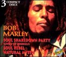 Disco de Bob Marley: «Bob Marley Soul Shakedown Party; Soul Rebel; Natural Mystic» (Anverso)