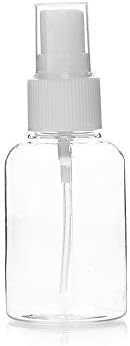 10 Pack Portable Travel Empty Refillable Bottle Transparent Fine Mist Make Up Spray Bottles Travel Perfume Lotion Containers Sprayer Random Color (30ML)