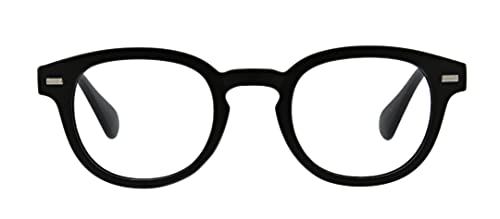 peepers by peeperspecs mens Headliner Blue Light Blocking Reading Glasses, Blac…