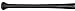 Mizuno Classic Bamboo Wood Baseball Bat, Black/Natural, 33-Inch