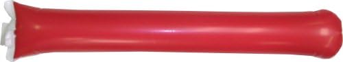Promote Your Team Bam Bam Thunder Sticks 50 Pairs- RED Inflatable Noisemakers- Spirit Sticks Great for Sporting Events, Awareness Campaigns, and Customization