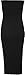 WearAll Women's Plain Boob Tube Strapless Stretch Bodycon Long Midi Dress