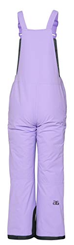 ARCTIX KIDS INSULATED SNOW BIB OVERALLS, LILAC, SMALL HUSKY