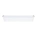 Novelty Poly-Pro Plastic Flower Box Planter, White, 30-Inch