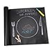 Reusable Chalk Board Table Runner for Parties, Entertaining, Drawing: Comes w/ Dustless Chalk and Chalk Holder