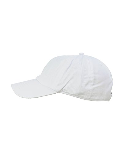 NYFASHION101 Unisex Adjustable 6-Panel Low-Profile Baseball Cap LOW100- White