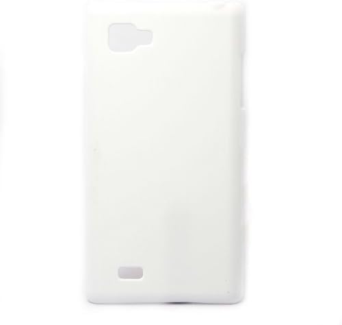 Rubber Smooth Hard Skin Case Cover for LG Optimus 4X HD P880 White + 1 gift