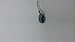 Sterling Silver 925 Blue Green Made with Imitation of Crystals Drop Hook Casual Earrings
