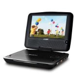 Coby TFDVD7309 7-Inch Portable DVD/CD/MP3 Player with Swivel Screen (Black)