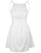 FANCYINN Women Sexy Spaghetti Strap Floral Print Mini Casual Dress