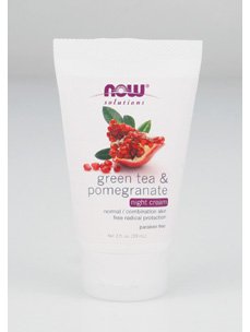 Now Foods -  Green Tea Pomegranate Night Cream, 2 Oz