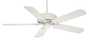 Image of Casablanca Indoor Ceiling Fan, with remote control - Panama 54 inch, White, 59510