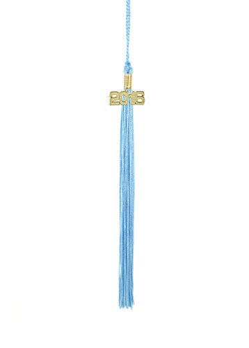 2017 LT BLUE GRADUATION TASSEL - TASSEL DEPOT BRAND - MADE IN USA