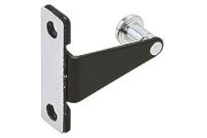 HANDYCT Pro Pack 5 pcs, Cabinet strike plate, for StealthLock, steel, black, 1 1/4" x 1 1/4" x 3/8", Cabinet strike plate, for StealthLock, steel, black, 1 1/4" x 1 1/4" x 3/8"