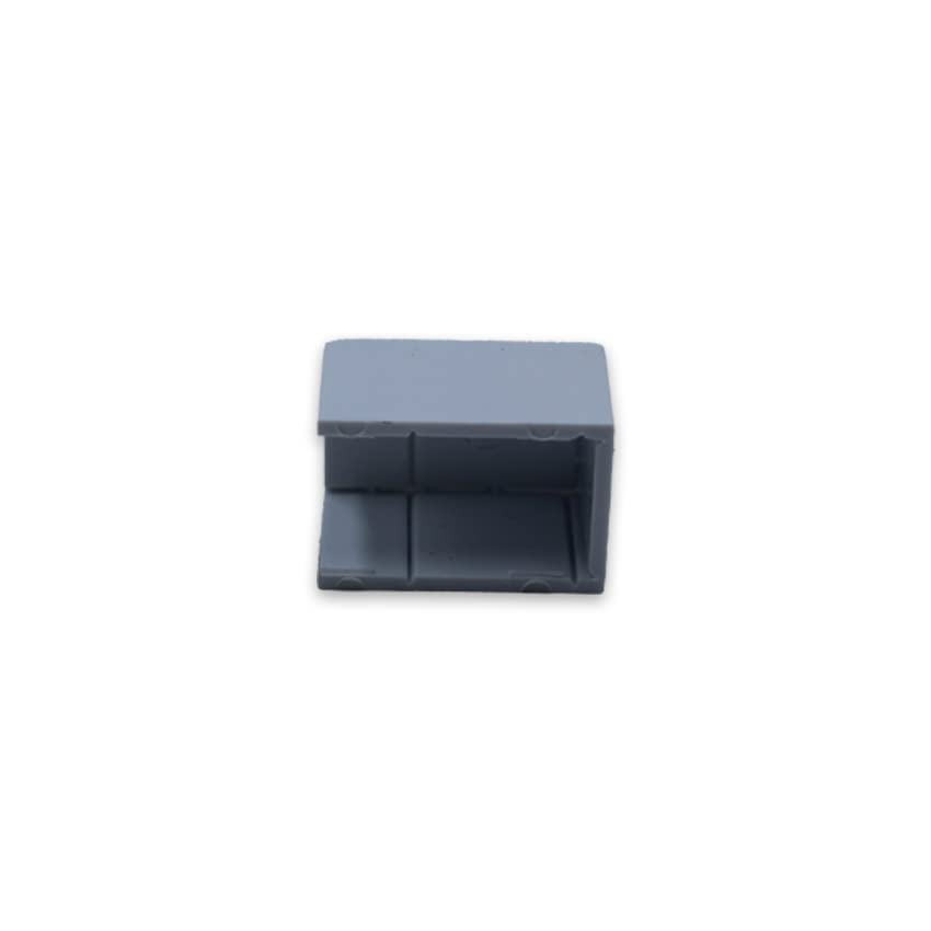 Accessories for Square Gutter - White (5 Units, 10x20 mm)