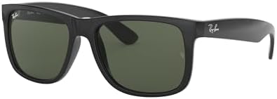 Ray-Ban Unisex RB Justin 0RB4165 Nylon UNX Casual, Color Black