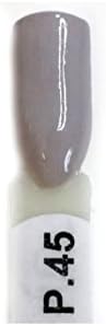 EZ DIP Gel Color Dip Powder P.45 Solid Lavender Grey 2oz. Jar