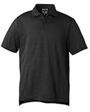 Adidas Mens ClimaCool Mesh Solid Textured Polo - Black - 3XL