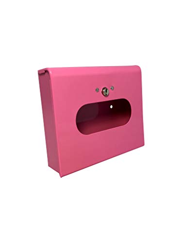 Sanitary Napkin & Tampon Disposal Bag Dispenser -Box Format, Pink, 10 Units