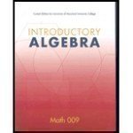 Introductory Algebra CUSTOM for University of Maryland University College (CUSTOM for University of Maryland College), , 0555053431