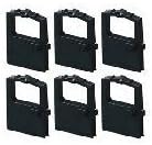 6 Ink Ribbons Compatible for Okidata 520 521 590 591 Turbo 52106001 (Black)