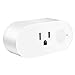 Wifi Smart Plug, ELEGIANT Mini Outlet Compatible with Alexa Echo Google Home and IFTTT, Energy Monitoring and Timer Function Smart Socket, No Hub Required, 2.4GHz Wifi Networks 16A