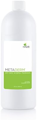 MetaDerm Eczema, Psoriasis &amp; Dry Skin NATURAL Fragrance-Free Foaming Wash (32 oz. Refill). Proven Relief from Itchy, Red, Dry, Flaky, Scaly &amp; Inflamed Skin