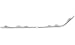 Evan-Fischer Bumper Trim compatible with Chrysler 300 05-10 Front LH Plastic Chrome Bumper Strip Left Side