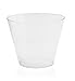 Old Fashioned Cold Cups by Oasis Creations - 9 ounce - 600 Count - Hard Plastic - Disposable Plastic - Old Fashioned Tumblers - Party Cups - Wine Cups - Party Cups - Cocktail Glasses - CASE OF 600
